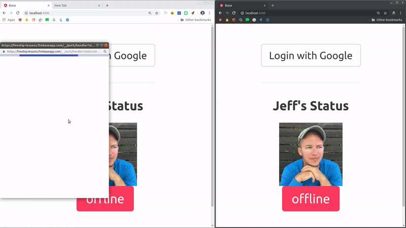 realtime presence with Angular and Firebase